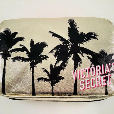 Victoria's Secret Bags | Victoria's Secret Travel Organizer Cosmetic Bag | Color: Black/Gold | Size: Large