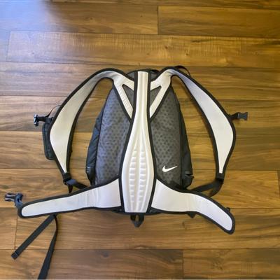Nike Bags | Vintage Running Nike Backpack Comes With A Shoe Compartment And A Rain Cover | Color: Black | Size: Os