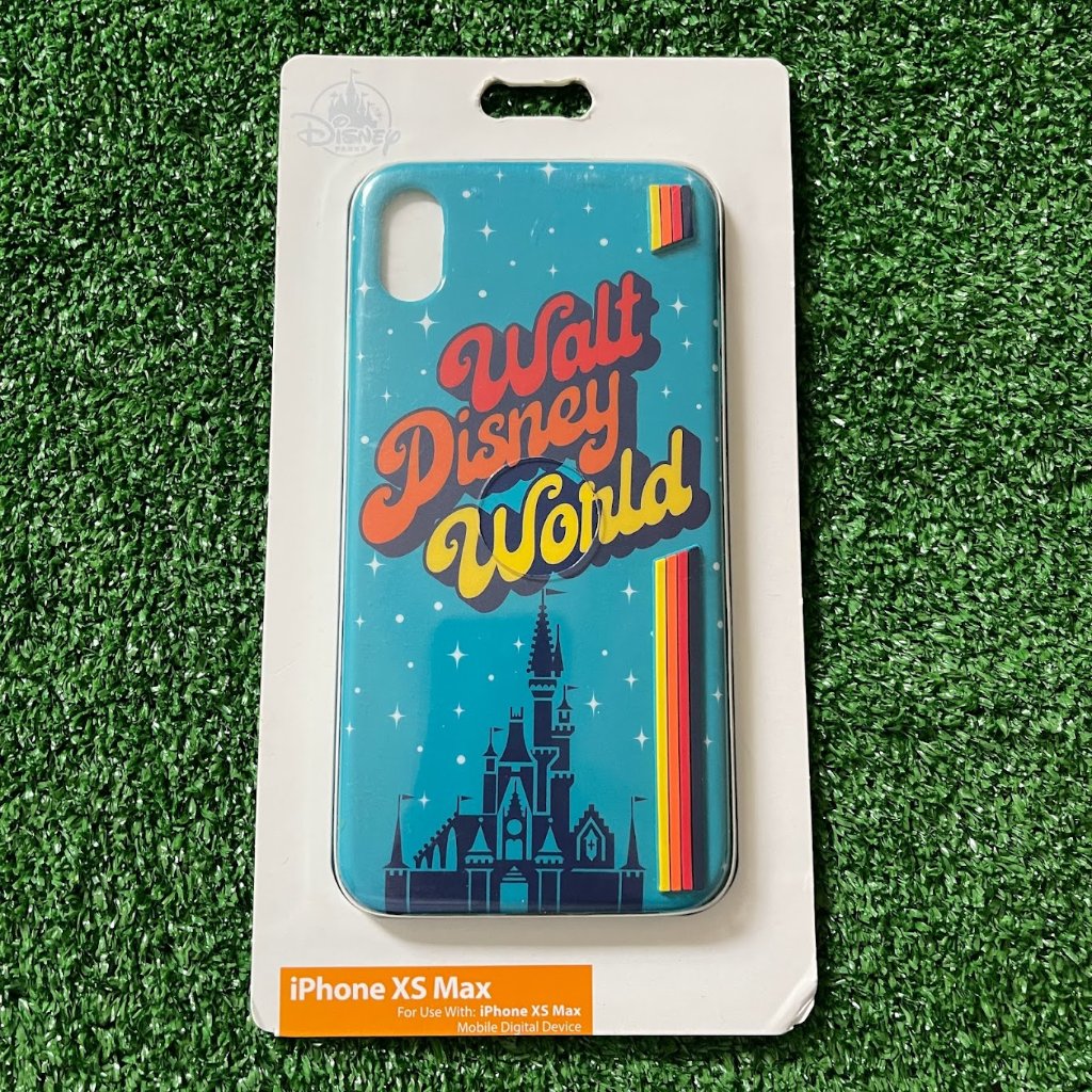 Disney Cell Phones & Accessories | Walt Disney World Colorful Retro Design Iphone Xs Max Rare Phone Case Cover New | Color: Blue | Size: Os