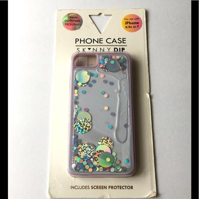 Urban Outfitters Accessories | Uo X Skinny Dip Glittering Ball Iphone 6/6s/7 Case | Color: Tan | Size: Os