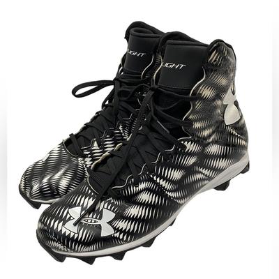 Under Armour Shoes | Under Armour Cleats Football Athletic Clutch Highlights Sports Shoes Men’s 11.5 | Color: Black/White | Size: 11.5