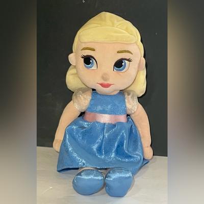 Disney Toys | 13” Elsa Frozen Plush Doll From Disney Store *Excellent* | Color: Blue/Yellow | Size: 13” Elsa Frozen Plush Doll