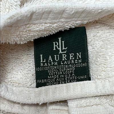 Ralph Lauren Bath | Lauren Ralph Lauren Pre-Owned Bath Towel. Approx. 54” Long X 30” Wide. Ecru. | Color: Cream | Size: Os