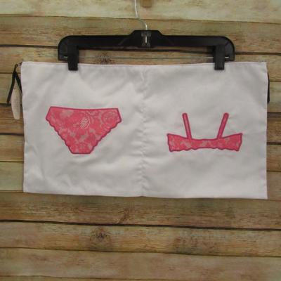 Victoria's Secret Bags | Victoria's Secret Wash/Wear Zip Top Lingerie Bag Nwt | Color: Pink/White | Size: Os