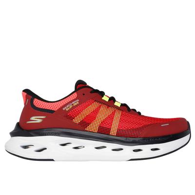 Skechers Men's Slip-ins: Max Cushioning Glide-Step - Aberdeen Hands Free Slip-ins Sneaker | Size 11.0 | Red/Black | Synthetic/Textile | Vegan | Machine Washable