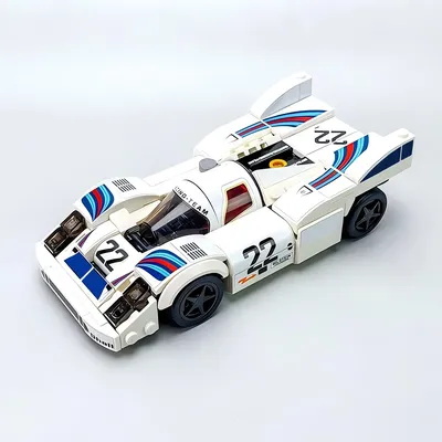 MOC 1971 Le Mans Speed   Champion 917K Endurance Race Bausteine Stadt Sportwagen Montage Kreatives Image