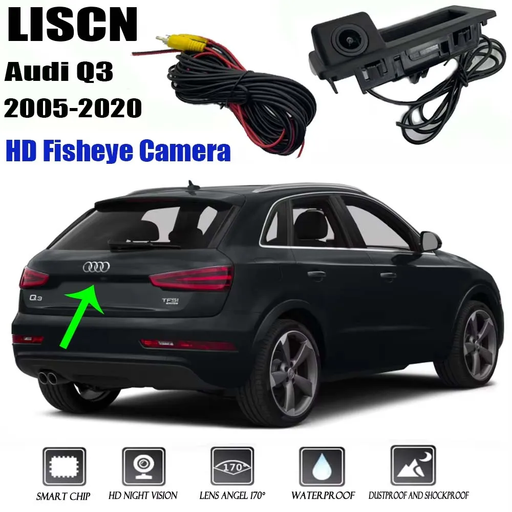 HD-Rückfahrkamera für Audi Q3 MQB 2013 2014 2015 2016 2017 2018 2019/Nachtsicht-Backup-Rückfahrkamera/Auto-Griffkamera Image