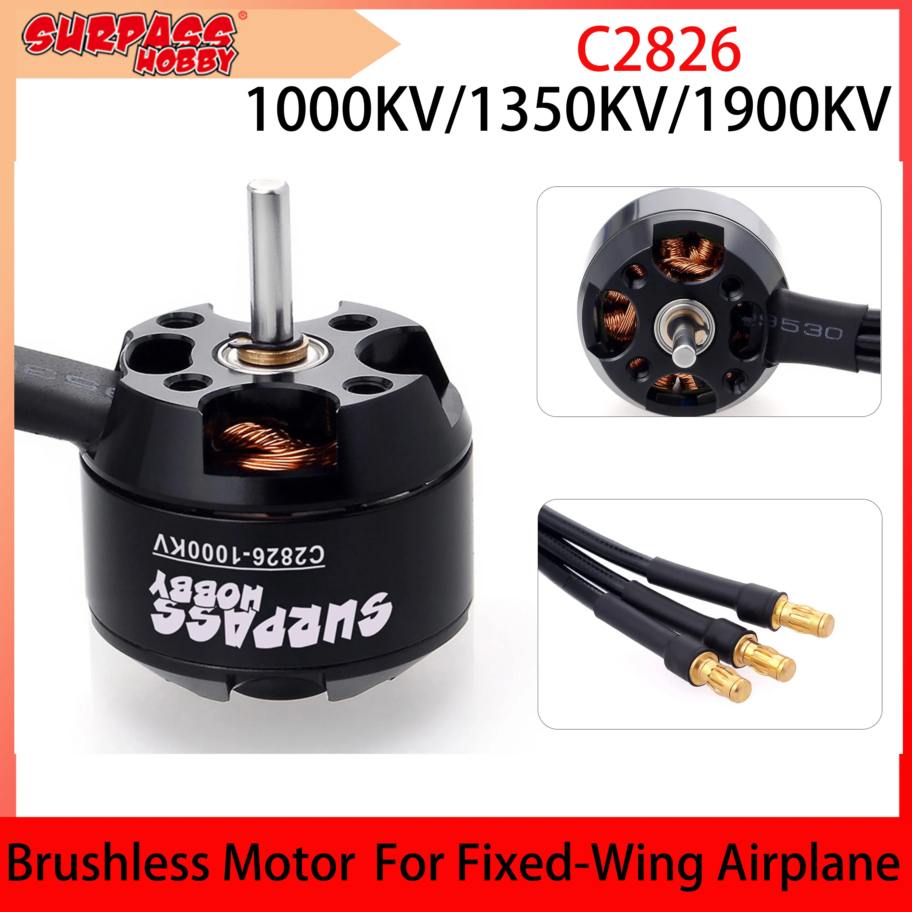 Übertreffen Hobby 2826 Outrun ner bürstenlosen Motor 1000kv 1350kv 1900kv für RC Starr flügel fpv Drohne Flugzeug Hubschrauber Quadcopter