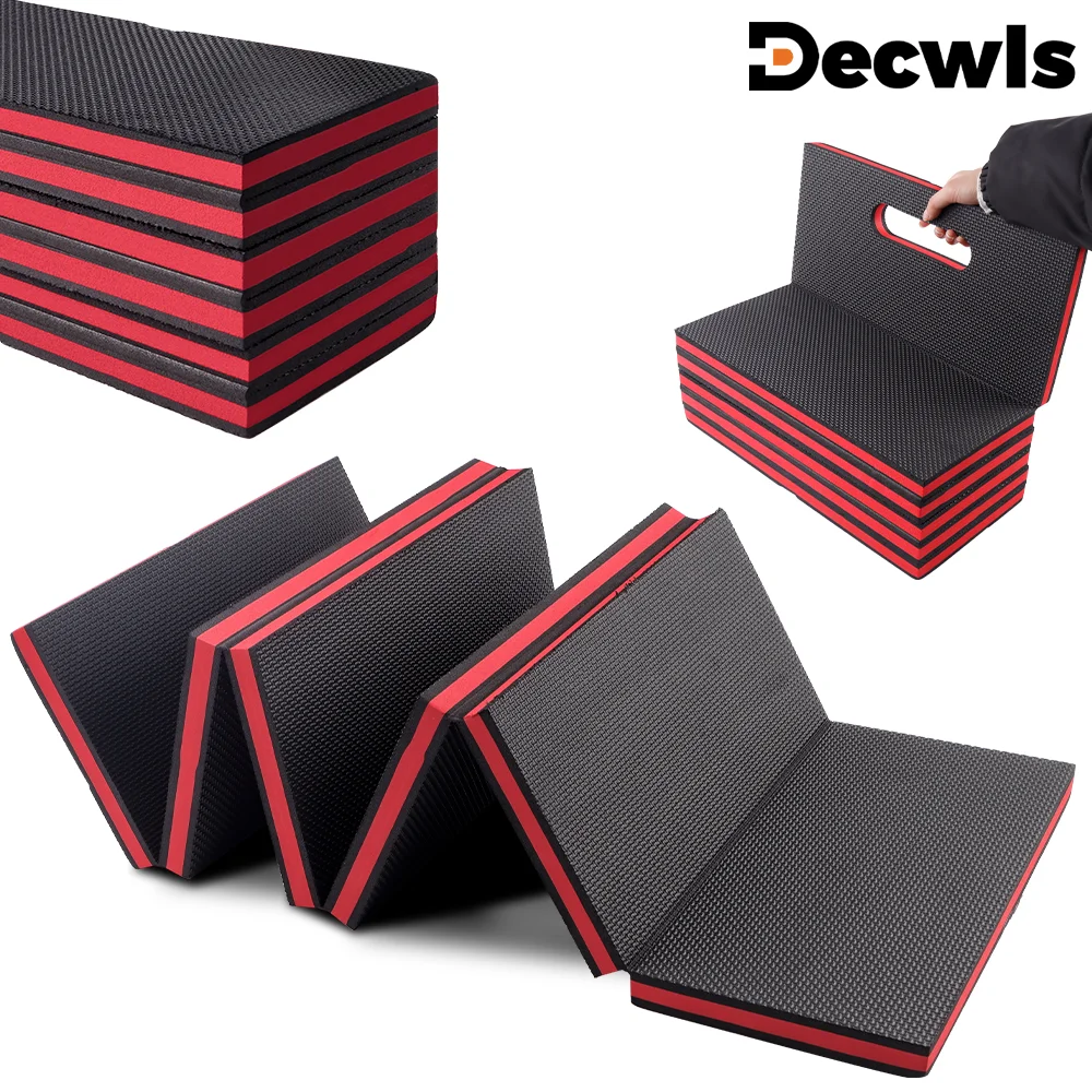 Faltbare EVA-Matte, Liegematte für die Autoreparatur zu Hause, DIY-Multifunktionskissen, kabellos faltbare dicke Matte mit Griff, kann bis zu 1,15 m verlängert werden, geeignet für Image