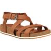 Sandale TIMBERLAND "Malibu Waves Ankle", Gr. 39,5, rot (rotbraun), Leder, sportlich, Schuhe