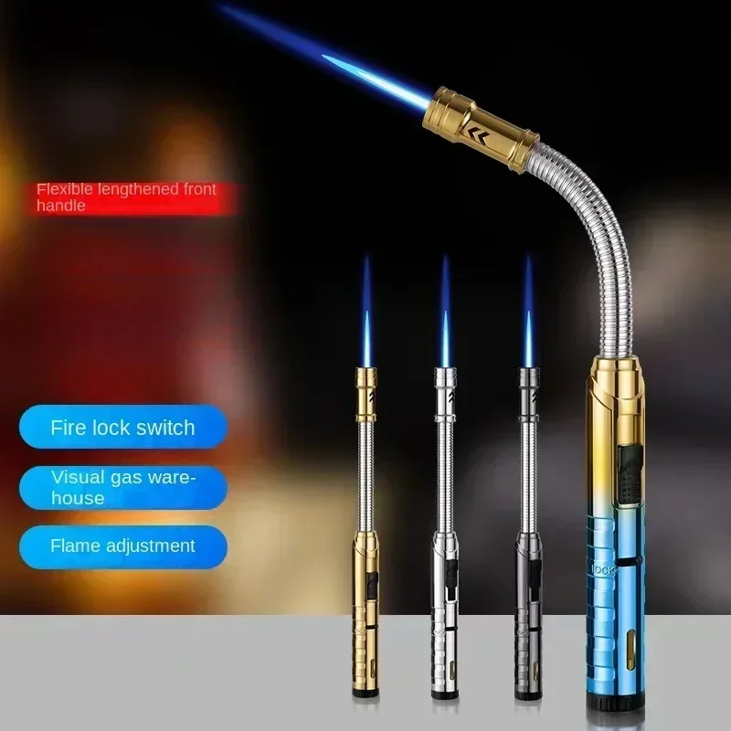 Outdoor Camping Grill Küche Feuerzeug Zündwerkzeug Langer Griff Winddichte Spritzpistole Feuerzeug Mehrere Stile zur Auswahl Image