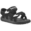 Sandale TIMBERLAND "Perkins Row 2 STRAP SANDAL", Gr. 27, schwarz, Synthetik, sportlich, Schuhe, mit Klettverschluss