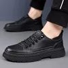 Luxus Marke Männer Casual Schuhe Aus Echtem Leder Business Büro Oxford Schuhe Outdoor Gleitschutz Tragen-Beständig Laufende Turnschuhe Schuh