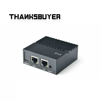 NanoPi R3S / R2S Plus / R4S Combo Mini Router mit Metallgehäuse RK3566 & zwei Ethernet-Ports ( Image