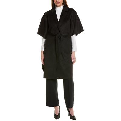 Ellen Tracy Double-Face Handmade Colorblocked Cape