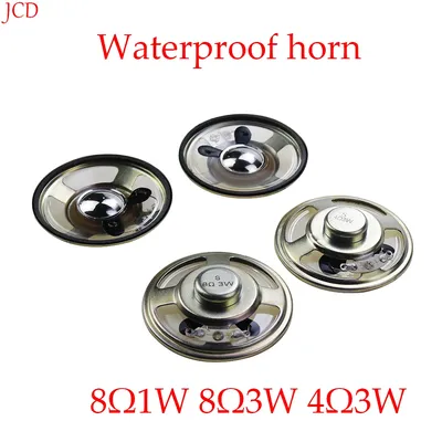1 Piece NEW Waterproof Speaker 4 ohm 8 ohms 1/3 watt 1W 3W 4R 8R Diameter 57MM 5.7CM LoudSpeaker