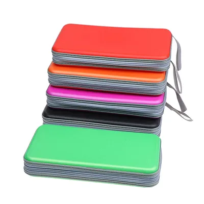 80sheets CD DVD Carry Case Cover Disc Storage Holder CD Sleeve Wallet Album Hard Box Plastic CD Pack