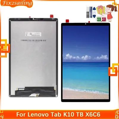 For Lenovo Tab K10 TB X6C6 TB-X6C6F TB-X6C6X LCD Display Touch Digitizer Screen Replacement Parts