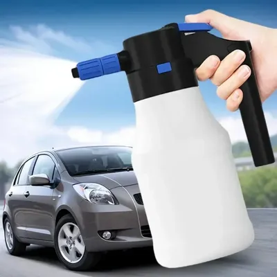 1.5L Electric Snow Foam Sprayer Car Wash Spray Bottle USB Rechargeable Lance Watering Can for Car Window Cleaning
