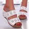 Sandales chaussures femmes été plate-forme chaussures femme sans lacet chaussures de marche coin
