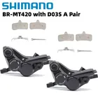 SHIMANO DEORE MT420 freno a disco idraulico D03S D02S BR-MT420 pinza freno con 4 pistoni adatto