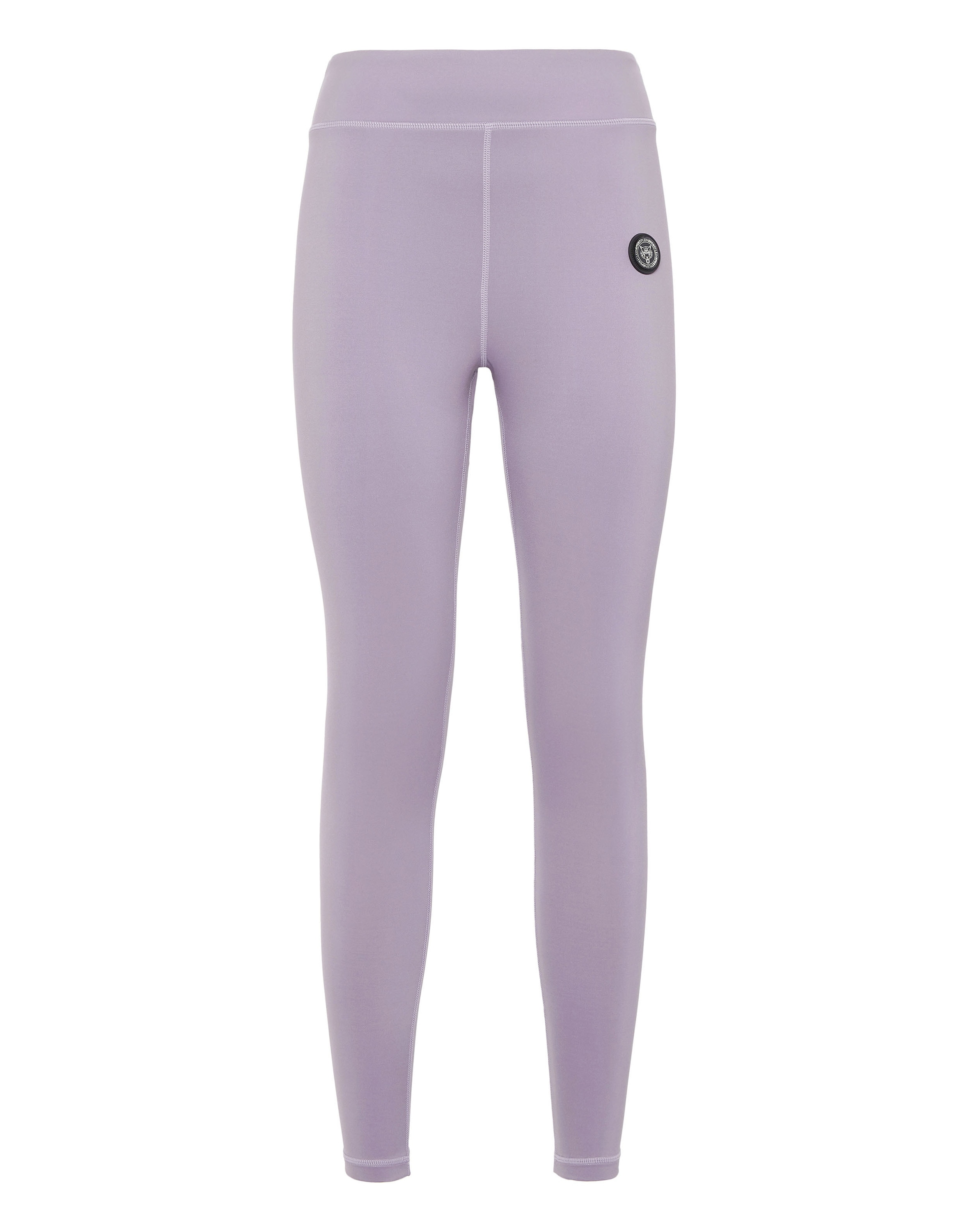 Leggings PLEIN SPORT "Scratch", Damen, Gr. M, US-Größen, 73, lila, Obermaterial: 65% Polyamid, 35% Elasthan, Hosen Leggings