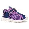 Sandale GEOX "J SANDAL AIRADYUM GI", Kinder, Gr. 25, lila (lila, navy), Textil, Synthetik, sportlich, Schuhe, Wasserschuh, Badesandale für Spaß am Wasser