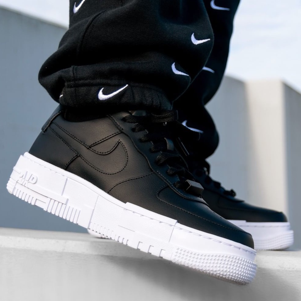 Nike Shoes | W Af1 Pixel Nike Air Force 1 | Color: Black/White | Size: 9.5
