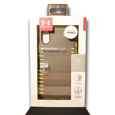 Under Armour Cell Phones & Accessories | Under Armour Iphone X Ua Protect Grip Phone Case | Color: Gray/Green | Size: Iphone X