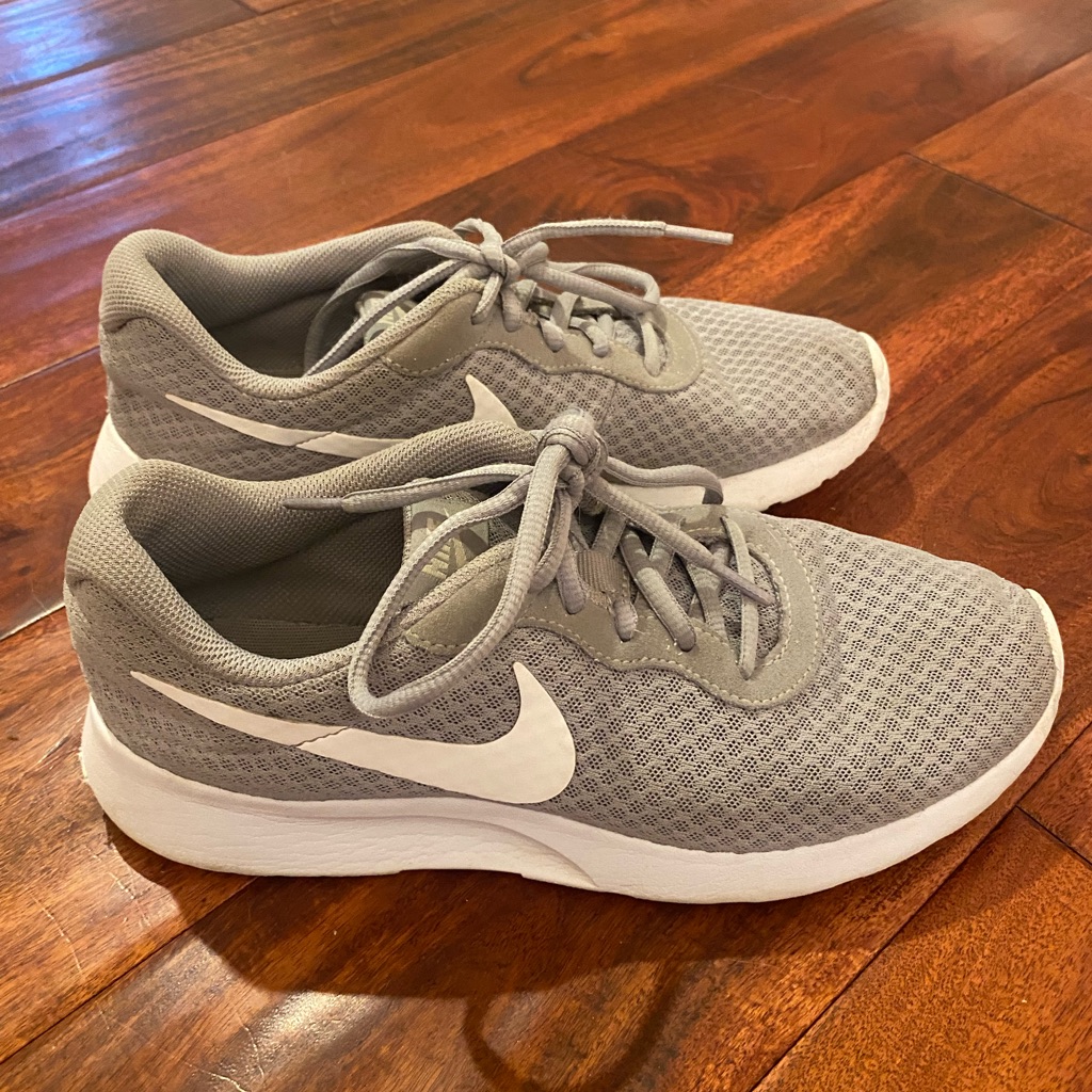 Nike Shoes | Womens Nike Tanjun Tennis Shoes | Color: Tan | Size: 7.5