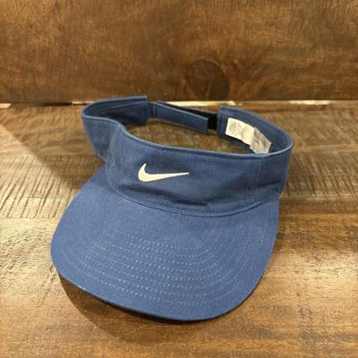 Nike Accessories | Vintage Nike Hat Cap Adjustable Back Swoosh Visor Tennis Golf Mens 90s | Color: Blue | Size: Os