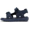 Sandale TIMBERLAND "Perkins Row 2 STRAP SANDAL", Gr. 23, blau, Synthetik, sportlich, Schuhe, mit Klettverschluss