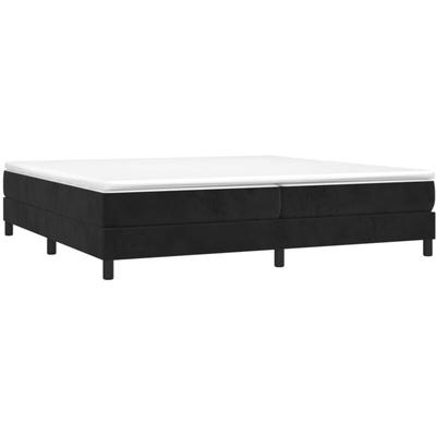 Bettgestell ohne Matratze Schwarz 200x200 cm Samt Vidaxl Image