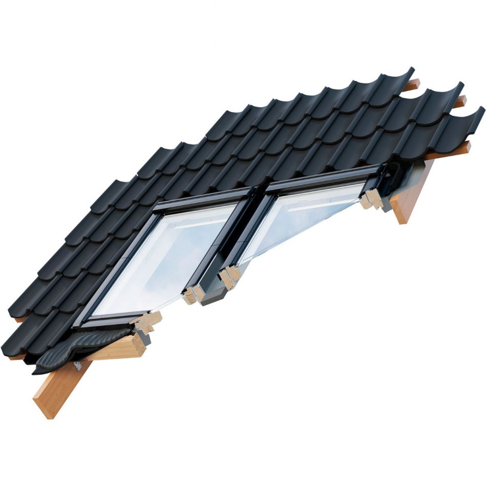 VELUX Kombi-Eindeckrahmen EKW 2021M, 78x118 cm (MK06) Image