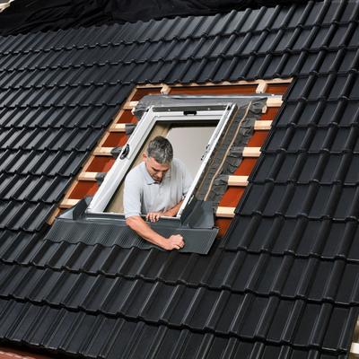 VELUX Eindeckrahmen EDL 2000 Schiefer Schichtstück, 114x160 cm (SK10) Image