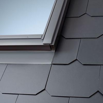 VELUX Eindeckrahmen EDL 1000 Schiefer Schichtstück, 134x98 cm (UK04) Image
