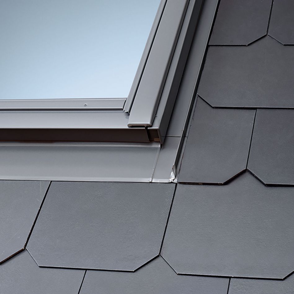 VELUX Eindeckrahmen EDS 1000 Schiefer Stehfalz, 94x140 cm (PK08) Image