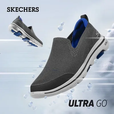 Skechers Men Shoes Casual Slip-on Go Walk Sneakers Anti-slip Mens Flats Outdoor Walking Shoes tenis