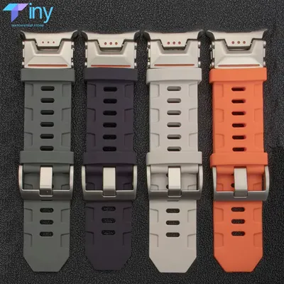 Soft Silicone Strap for Samsung Galaxy Watch Ultra 47mm Luxury Men Sport Band for Galaxy Watch Ultra