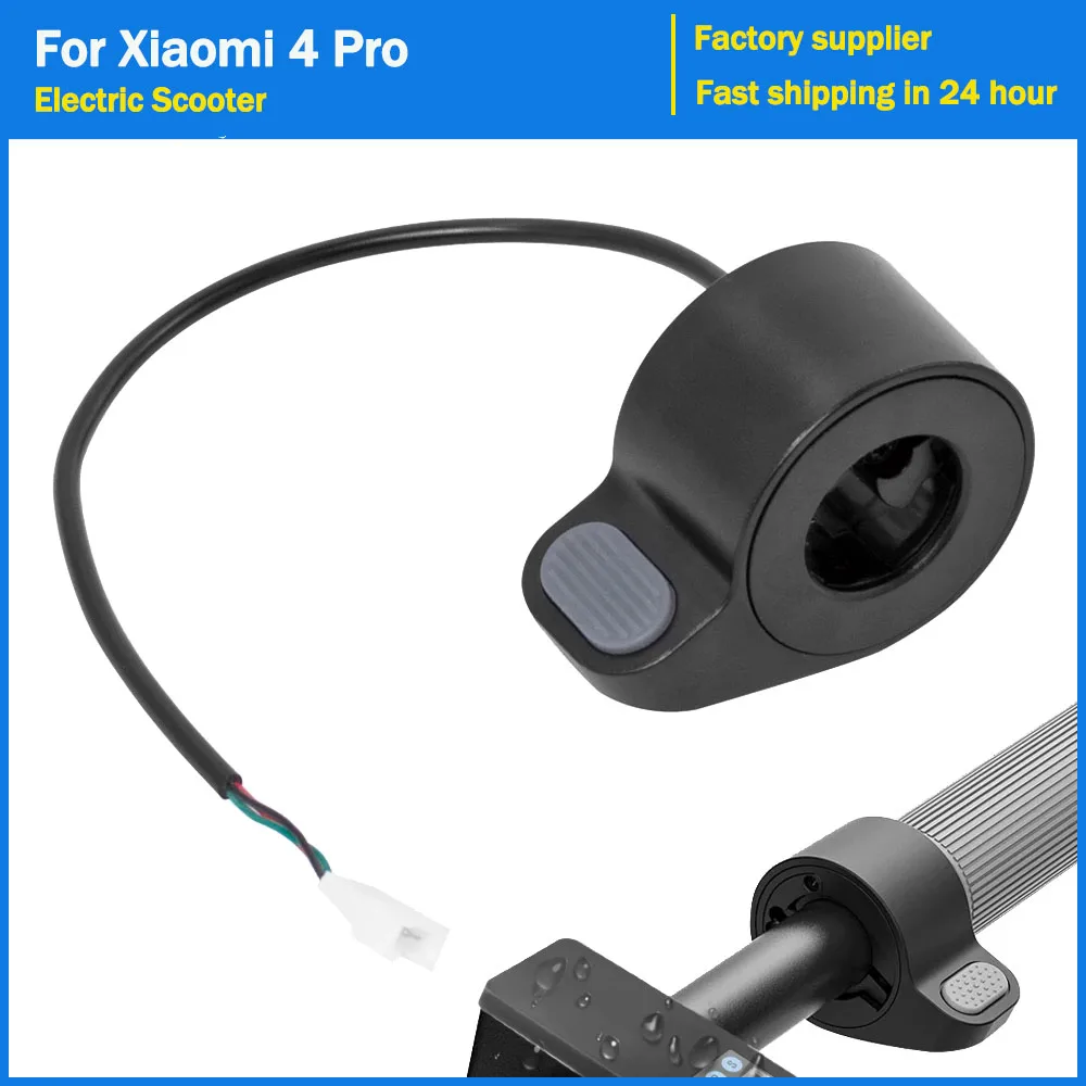 Daumengas für Xiaomi 4 Pro Elektroroller, Gasgriff, Geschwindigkeitsregelung, Fingerbremse, Booster, Gas, Ersatzteile Image