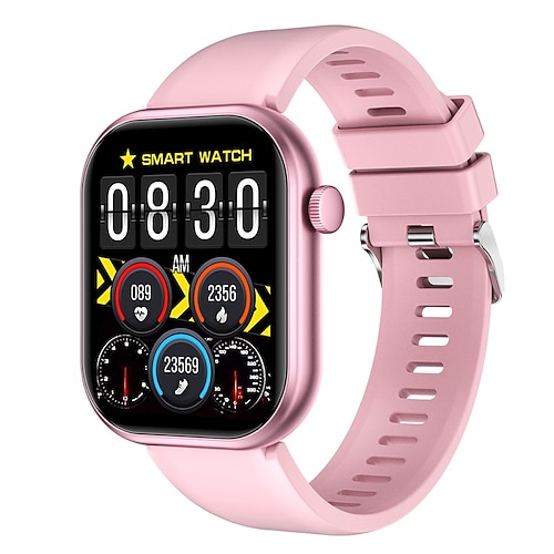 696 G20PRO Smartwatch 2.01 Zoll Smartwatch Fitnessuhr Bluetooth EKG PPG Schrittzähler Anruferinnerung Kompatibel mit Android iOS Damen Herren Freisprechanrufe Nachrichtenerinnerung IP 67 41mm Image