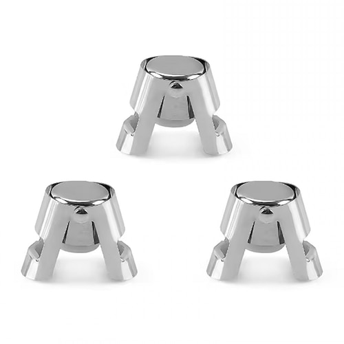 Champagnerflaschenverschluss aus Edelstahl, vakuumversiegelter Sektflaschenverschluss, Weinflaschenschoner, Verschlusskappe, Flaschenöffner, Barwerkzeug, tragbarer Edelstahlverschluss, Image