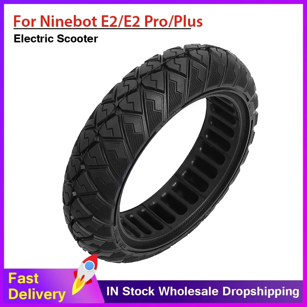 Gummi-Vollreifen 8,1 x 2,0 für Xiaomi 4 Go Elektroroller für Ninebot E2 E2 Pro E2 Plus 8,1 Zoll Offroad-Reifenteile Image