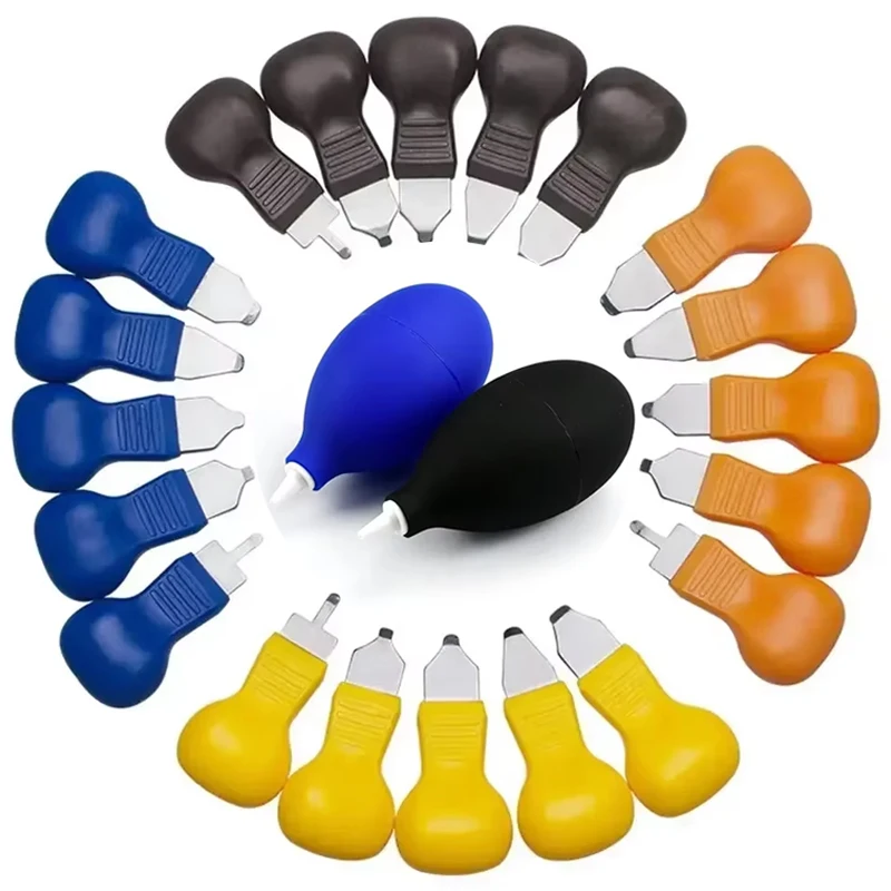 Edelstahl Kunststoff Uhr Reparatur Werkzeug Uhr Fall Opener Remover Wathes Reparatur Werkzeuge Uhr Zubehör 5 Arten Boden messer Image