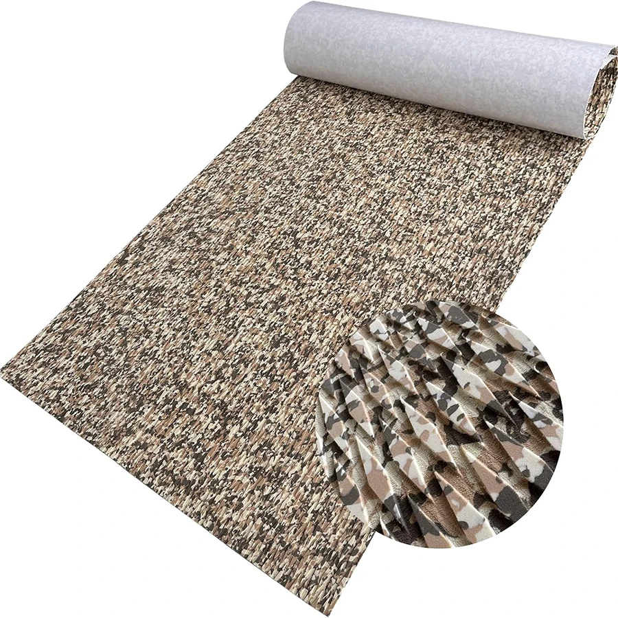2400*600MM Camouflage EVA Schaum Boot Marine Bodenbelag Faux Teak Decking Blatt Gestreiften Yacht Matte Bunte Hund Nicht-slip Teppich Image