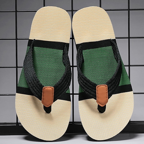 leuchtend rote Flip-Flops für Herren mit Netzriemen – leichter Komfort für den täglichen Gebrauch Image