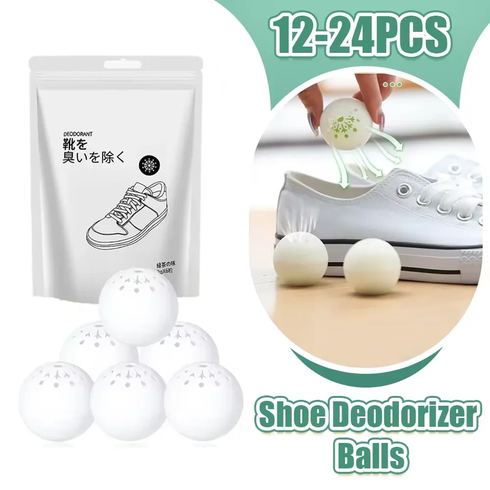 6–18 Stück Deodorant-Erfrischer-Bälle, Sneaker-Deodorant-Ball, langanhaltender Geruch für Zuhause, Schuhschrank, Duft-Erfrischer, Desodorierung