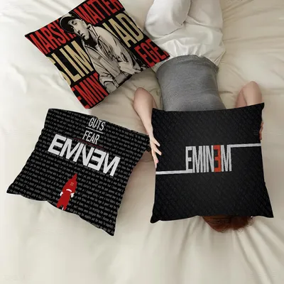 Rapper Eminem Kissenbezug Kissenbezug Polsterung Sofa Wurfkissen Home Decor Kissenbezug Image