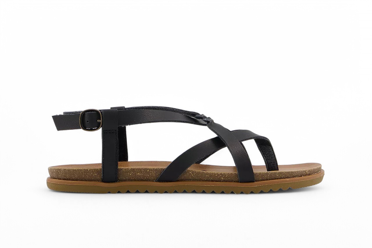 Blowfish Malibu Schwarze Riemchensandalen mit Schnalle für Damen - Macarah B