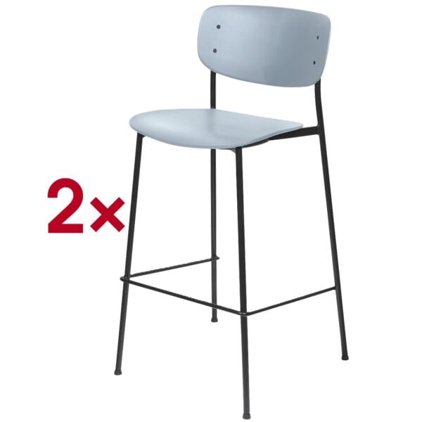 meet 2er-Set Barhocker »meet - Soho« blau